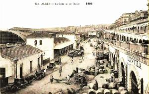 2848- Alger - Gare et Quais - 1908